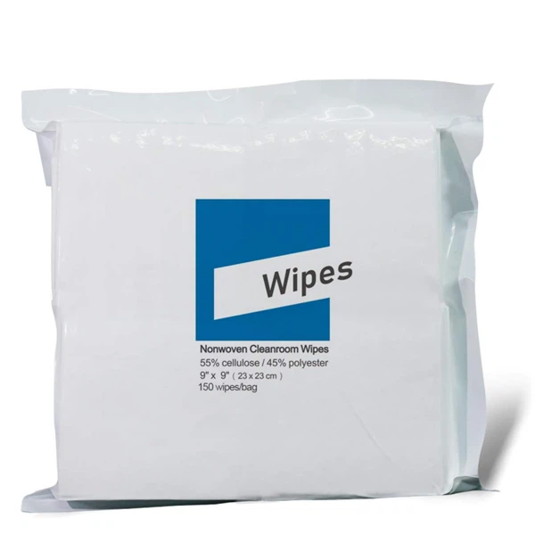 9''*9'' Cleanroom Polyester Industrial Wipes